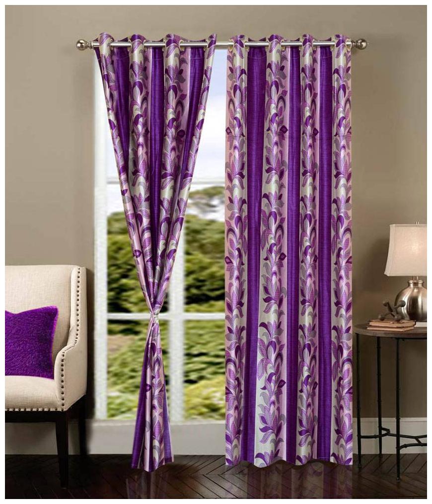 

Jim-Dandy Set of 6 Beautiful Polyester Long Door Curtains