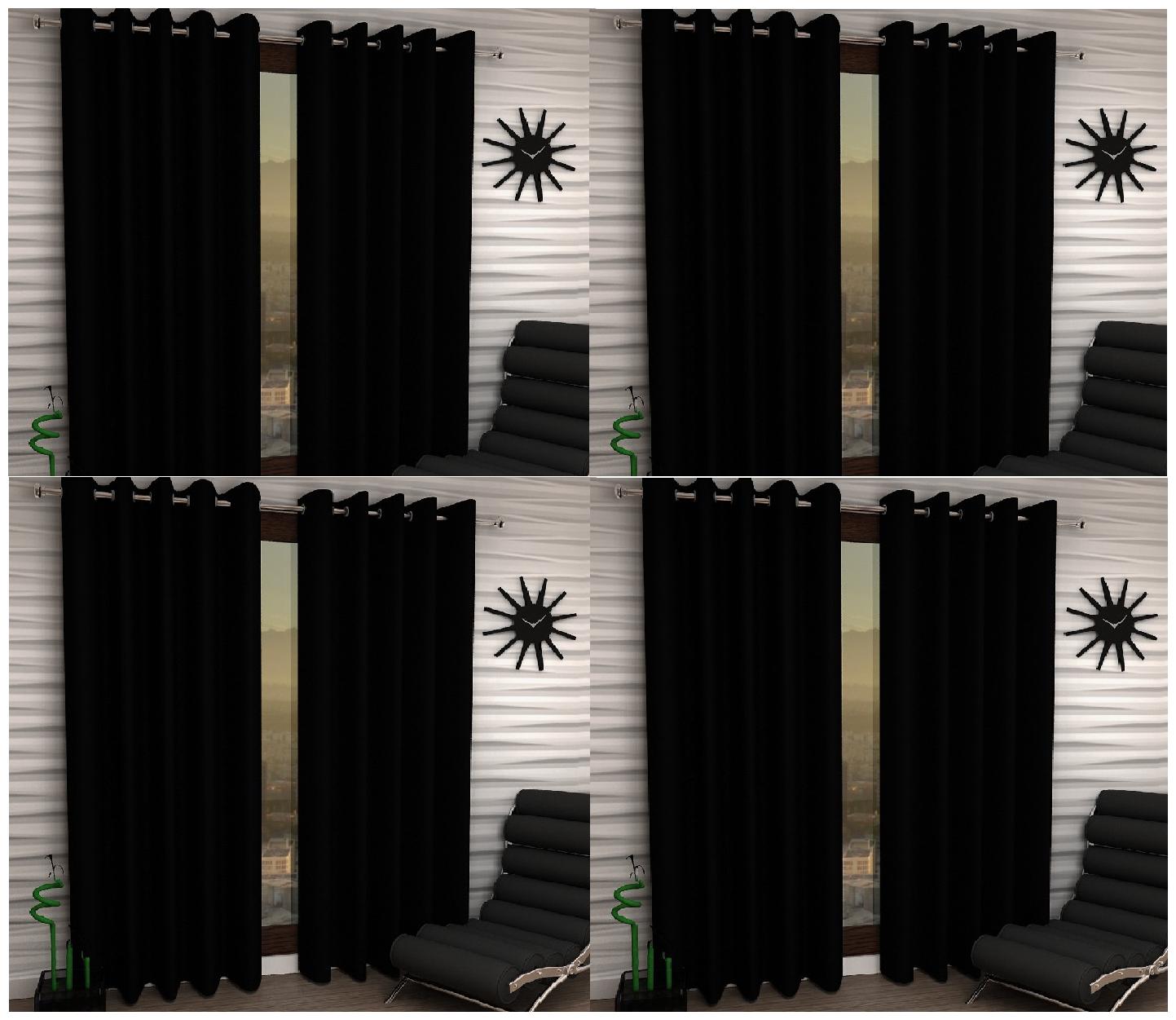 

Jim-Dandy Set of 8 Beautiful Polyester Door Curtains