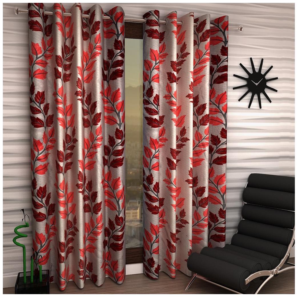 

Jim-Dandy Set of 6 Beautiful Polyester Long Door Curtains