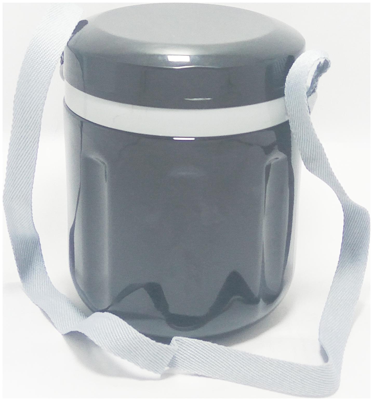 

JM GROUP Black Lunch box ( Set of 4 1000 ml )