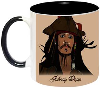 Johnny Depp Ceramic Coffee Mug by AshvahTM - MUG878-BLK