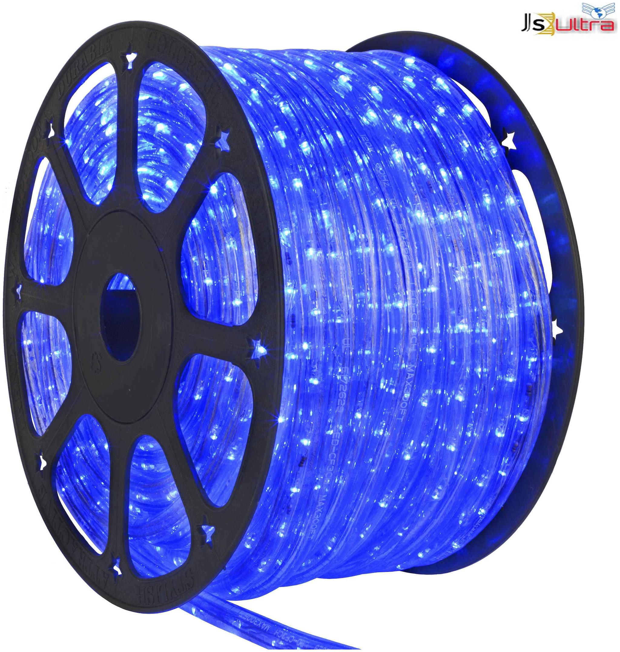 

JS ULTRA Led Strip Rope light SMD Roll super thin 3014 5 Meter IP67 Blue Weatherproof