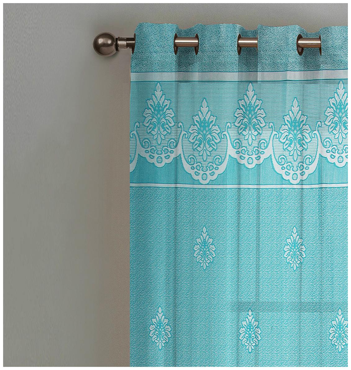 Buy Jupon Premium Silver Damas Sheer Net Curtains Online At Low