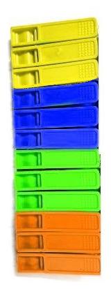 

Just Craft Super Cloth Coat And Saree CoatClips Pegs Blue Orange - Pack of 4