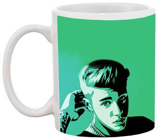 Justin Biber Ceramic Coffee Mug by AshvahTM Mug-1941