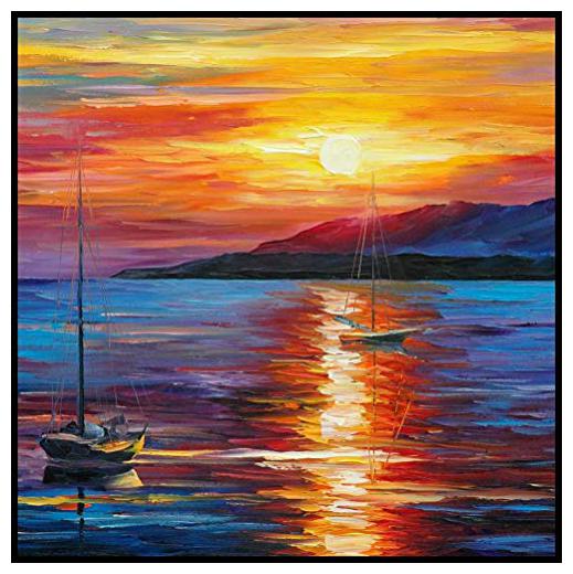

JustPrintz Glorious Evening MDF Painting Digital Reprint 10x10 inch