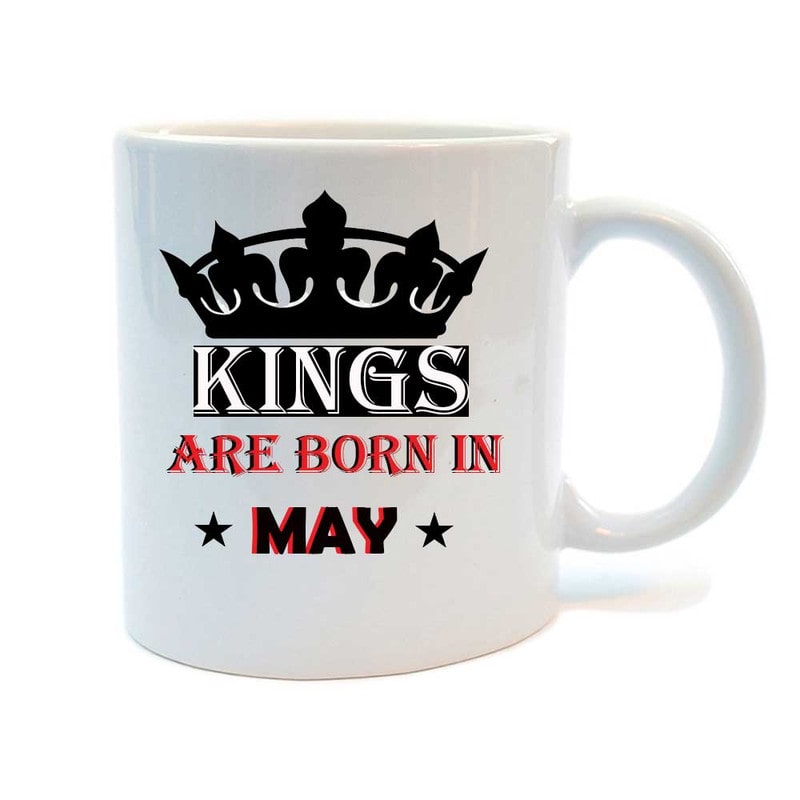 

Juvixbuy Printed Kings are Born in MAY Ceramic Coffee mug