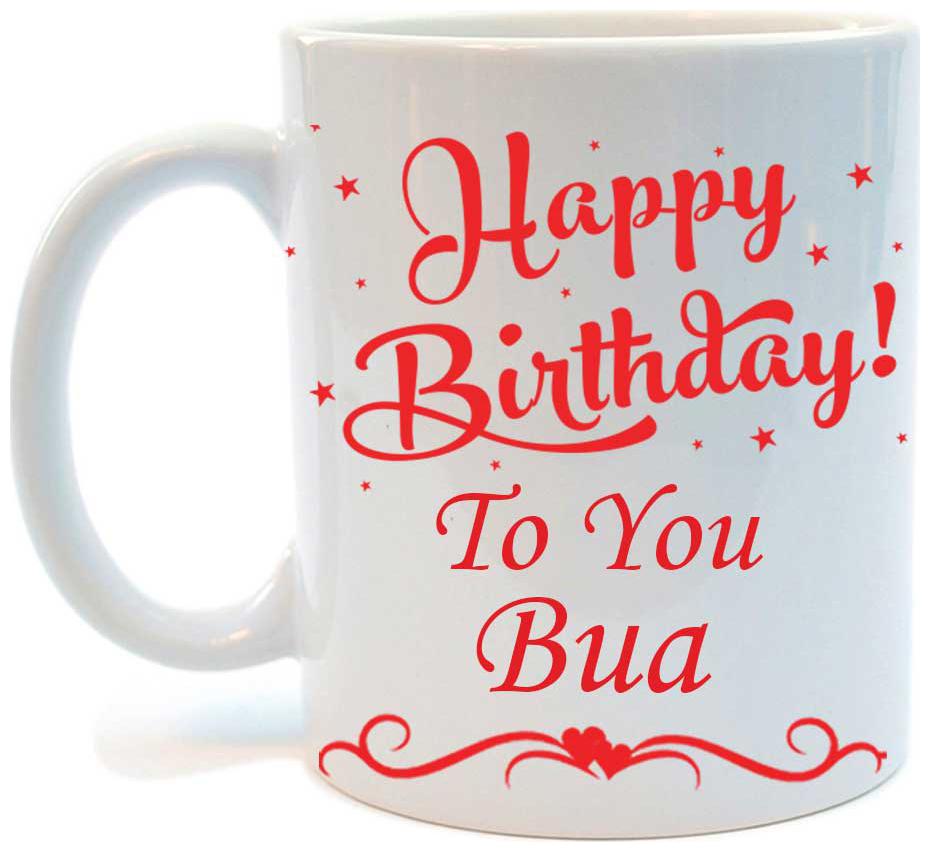 

Juvixbuy Printed Happy Birthday to you Bua Colorful Ceramic Coffee Mug