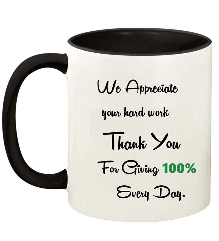 

Juvixbuy Printed Thank You Creamic Coffee Mug
