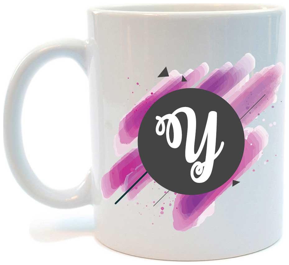 

Juvixbuy Y Printed Ceramic Coffee Mug