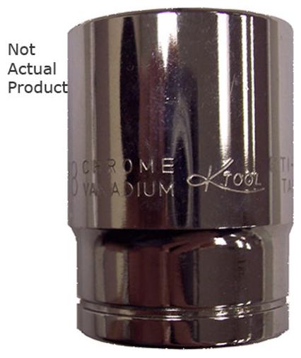 

K Tool 23122 Chrome Socket 1 2 Drive 11 16 6 Point Shallow
