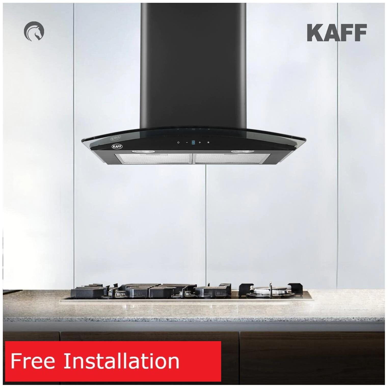 

Kaff Wall Mounted 60 cm 1180 m3 h Black Chimney ( OPEC TX DHC 60 )