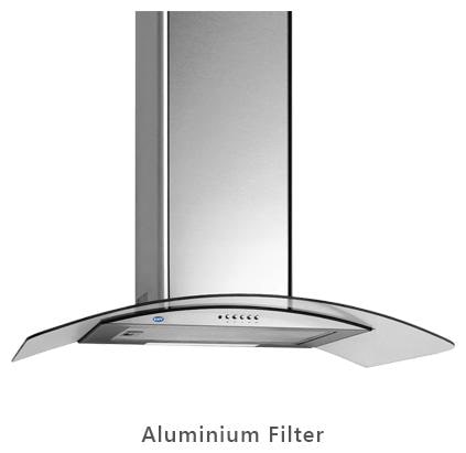 

Kaff Wall Mounted 60 cm 1180 m3 h Black Chimney