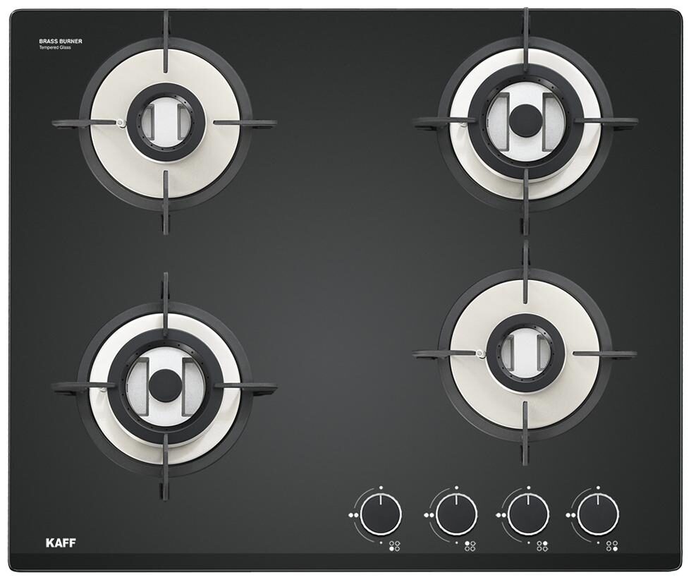 

Kaff VRH 604 4 Burner Automatic Hobs Black Gas Stove ISI Certified