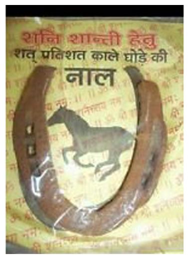 

Kale Ghode Ki Naal Vastu shashtra (1pc )