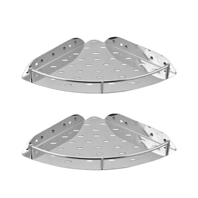 

Kamal Stainless Steel Corner Shelf 10 -Set Of 2