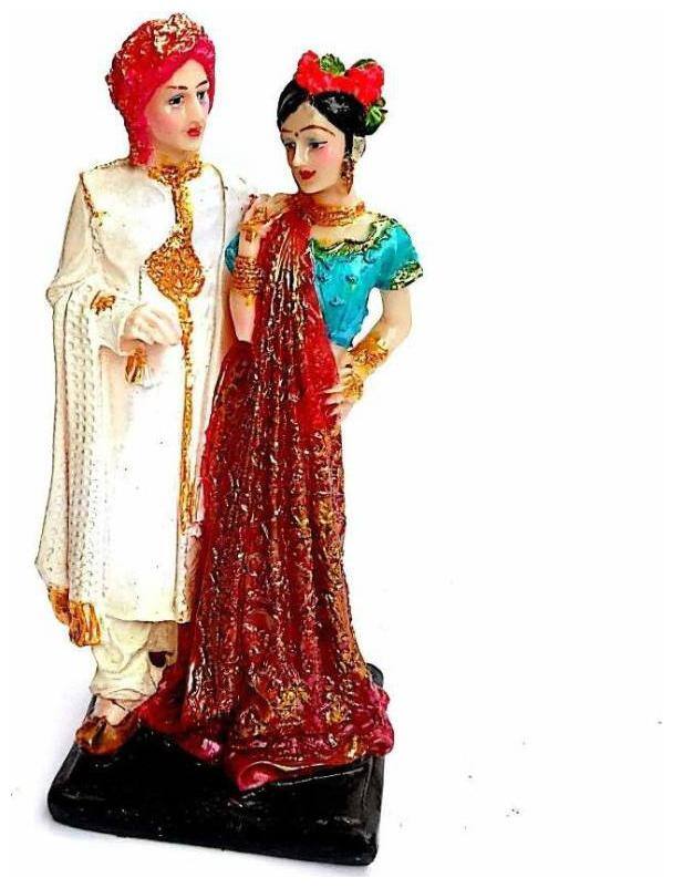 Kanhaclues Marble Showpieces Wedding Couple