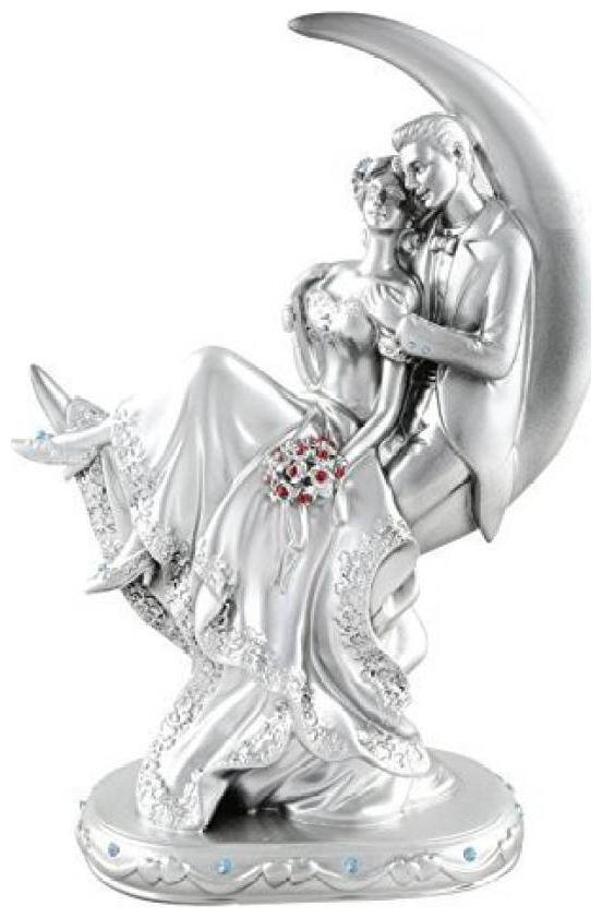 Kanhaclues Moon Couple Washable Gifted Statue ( Medium Size Couple For Home;Decore;Officedecore;Gifted Purpose Use )