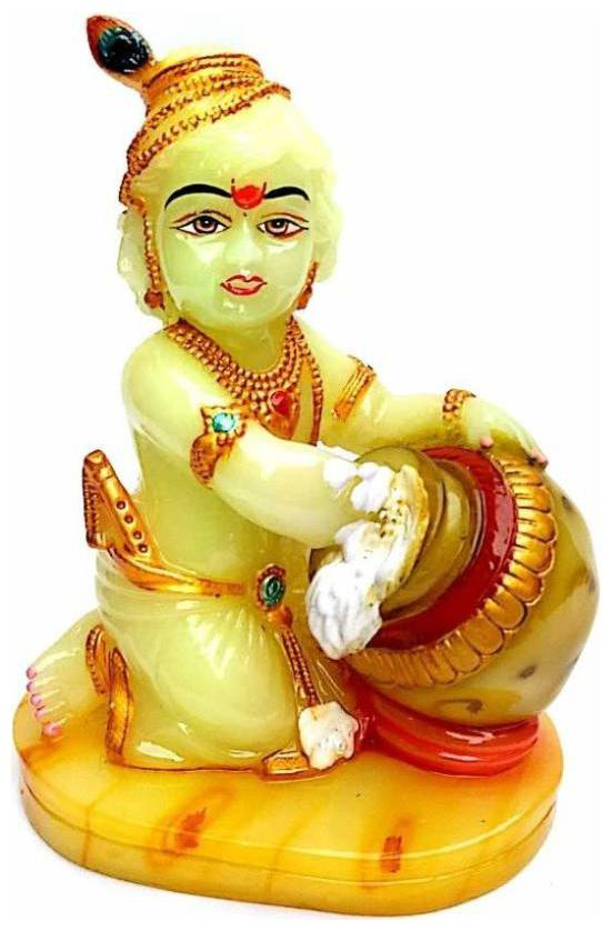 

Kanhaclues Redium Krishna Marble Finish Statue Murti Marble