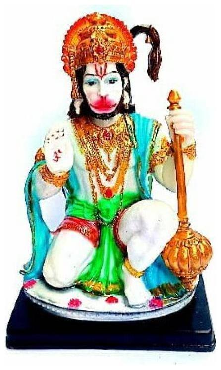 Kanhaclues Sitting Hanuman Statue