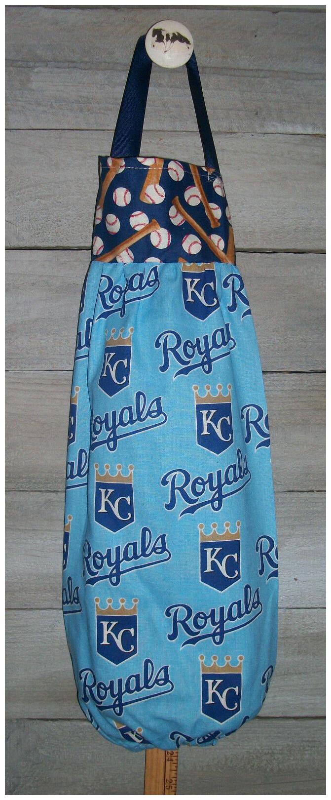 

Kansas City Royals Baseball Plastic Grocery Bag Rag Sock Holder Organizer