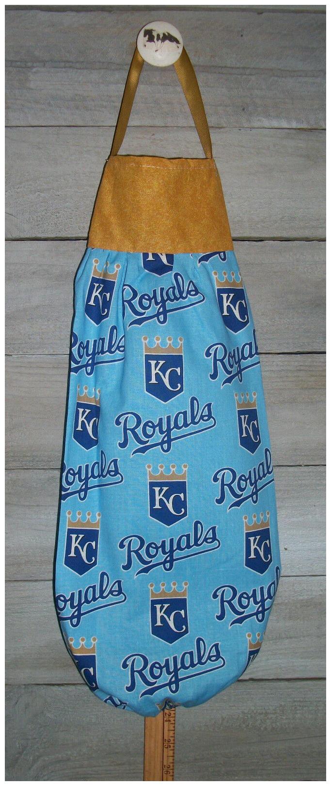 

Kansas City Royals Baseball Plastic Grocery Bag Rag Sock Holder Organizer