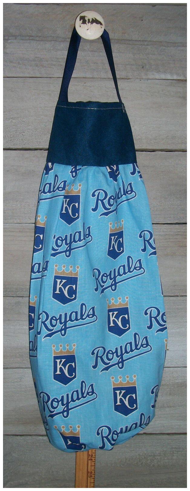 

Kansas City Royals Baseball Plastic Grocery Bag Rag Sock Holder Organizer