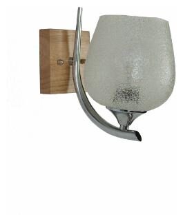 

Kapoor E Illuminations Adok Classic Downward Frosted White Wall Light