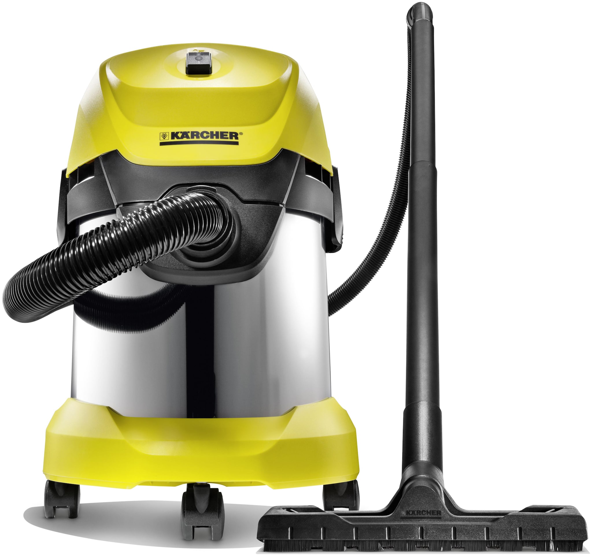 

Karcher WD3 PRE Dry Wet Vacuum Cleaner (Yellow Silver)