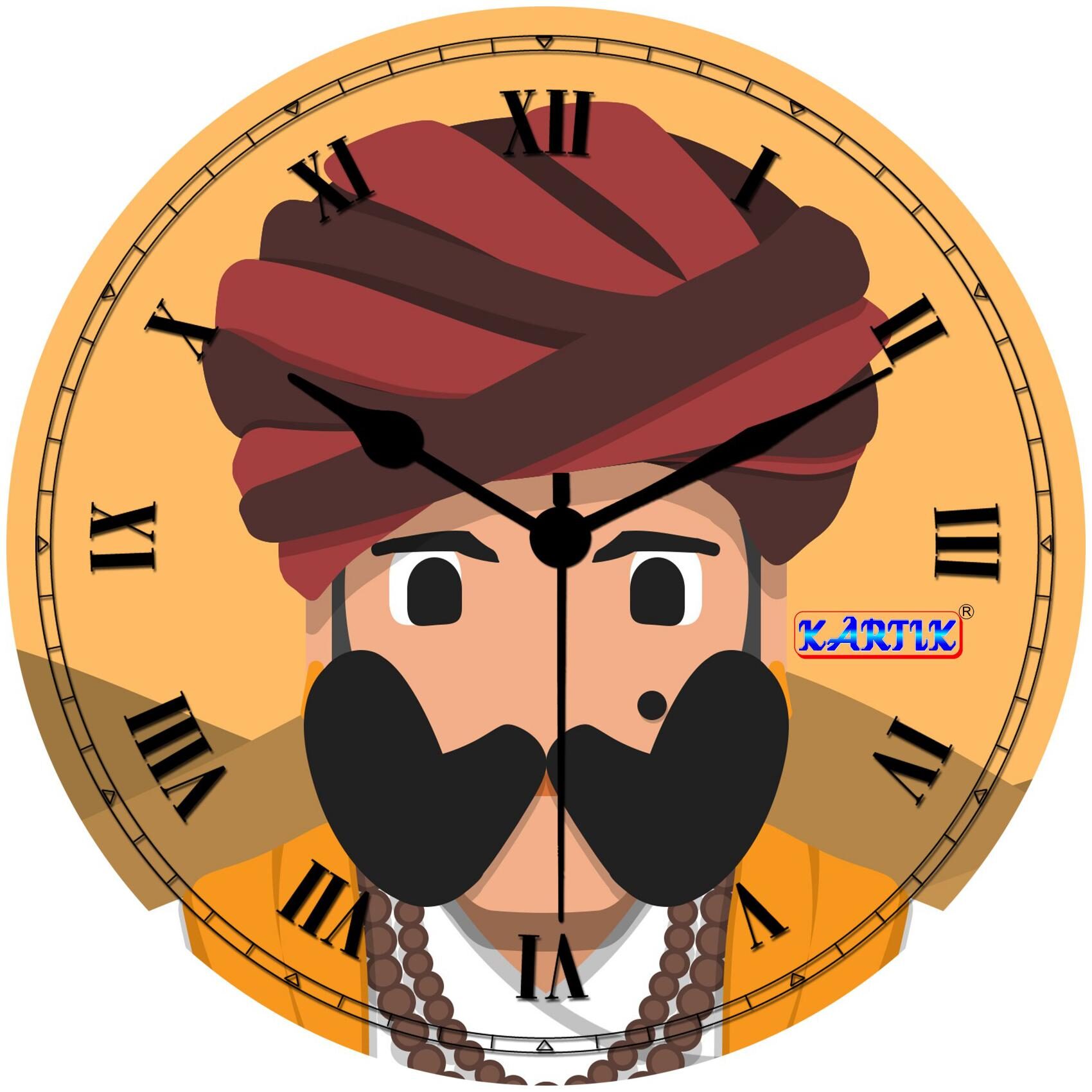 

Kartik Wood Analog Wall clock ( Set of 1 )