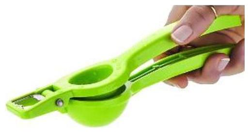 

KARTIK 2 in 1 Lemon Squeezer with Bottle Opener Attached Premium Quality Citrus Juicer - Stronger Squeezers - Squeeze Lemons Limes Open Bottles Effortlessly (Color May Vary)