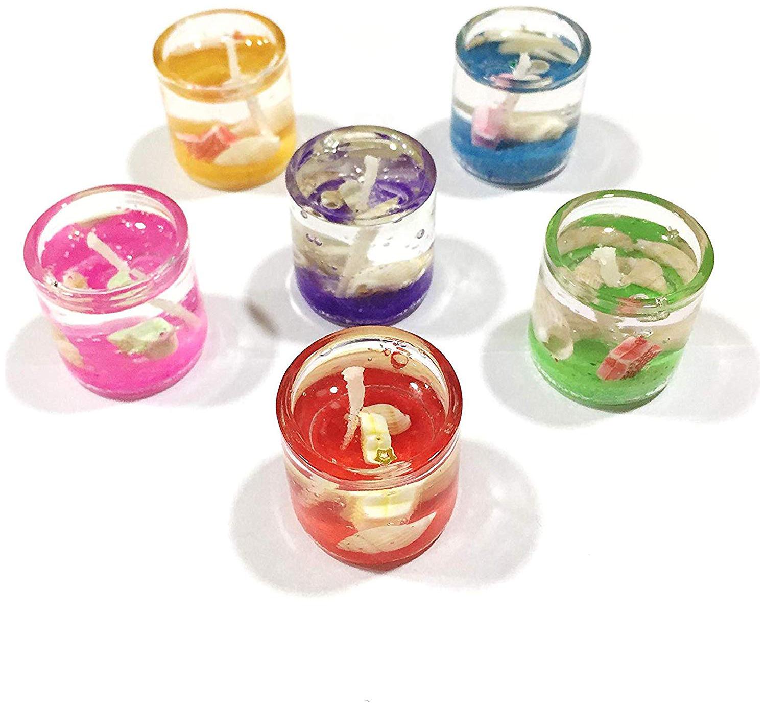 

Kartik Glass Multi Candle