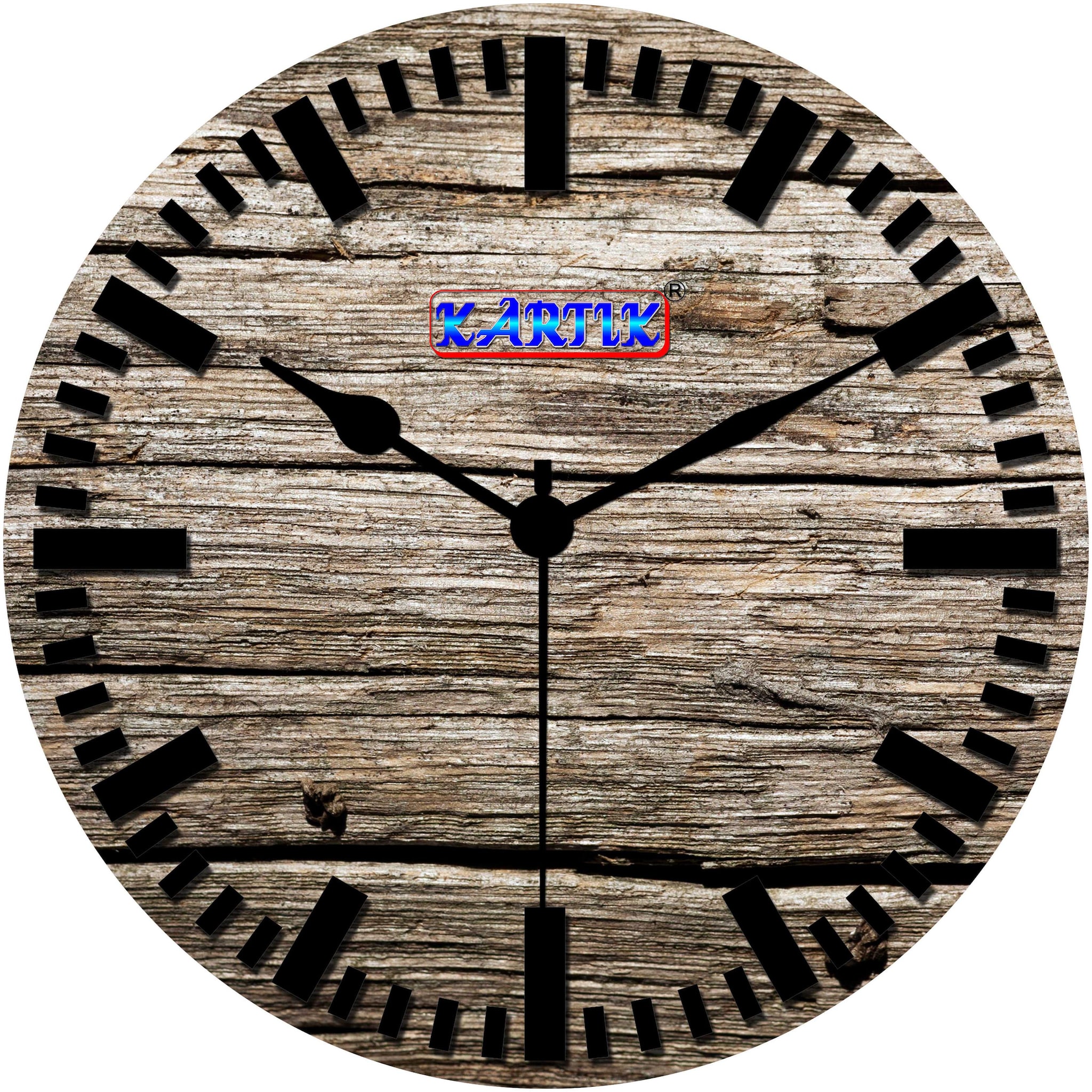

Kartik Wood Analog Wall clock ( Set of 1 )