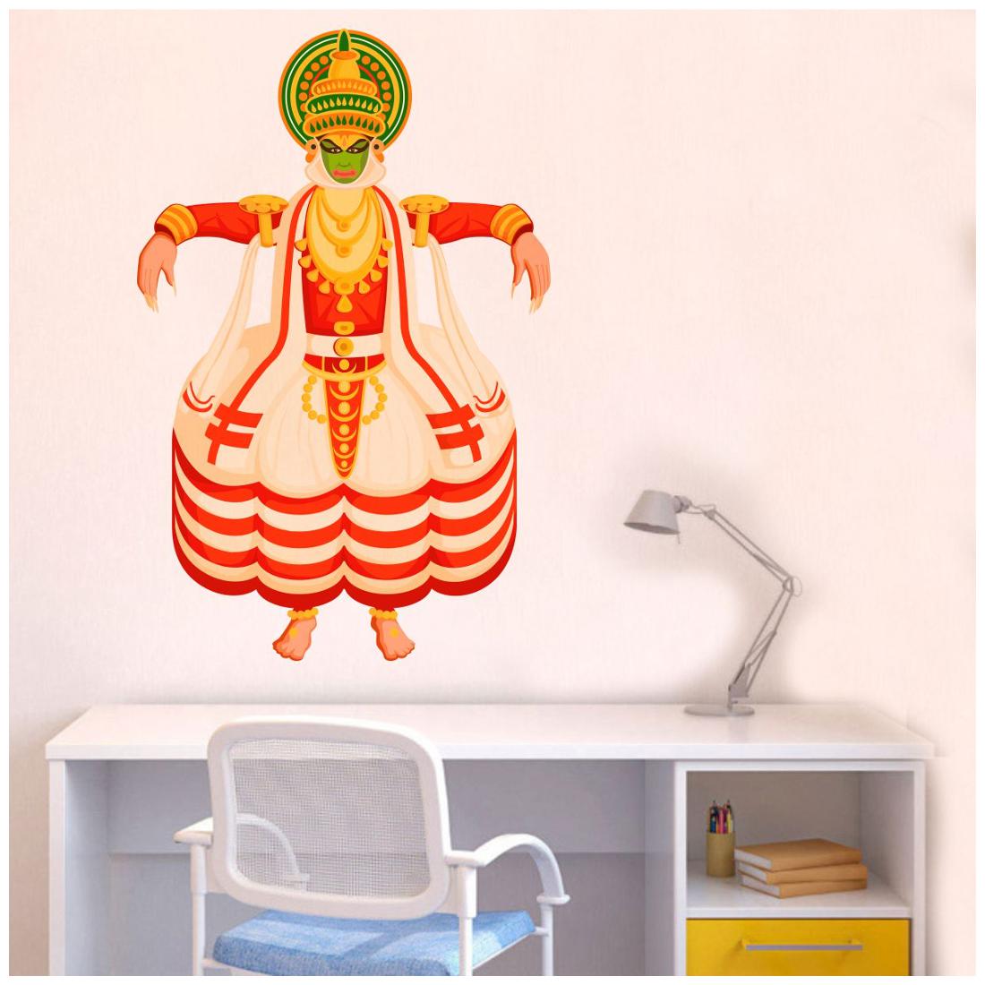 

Rawpockets Wall Stickers Kathakali Dance Wall Sticker