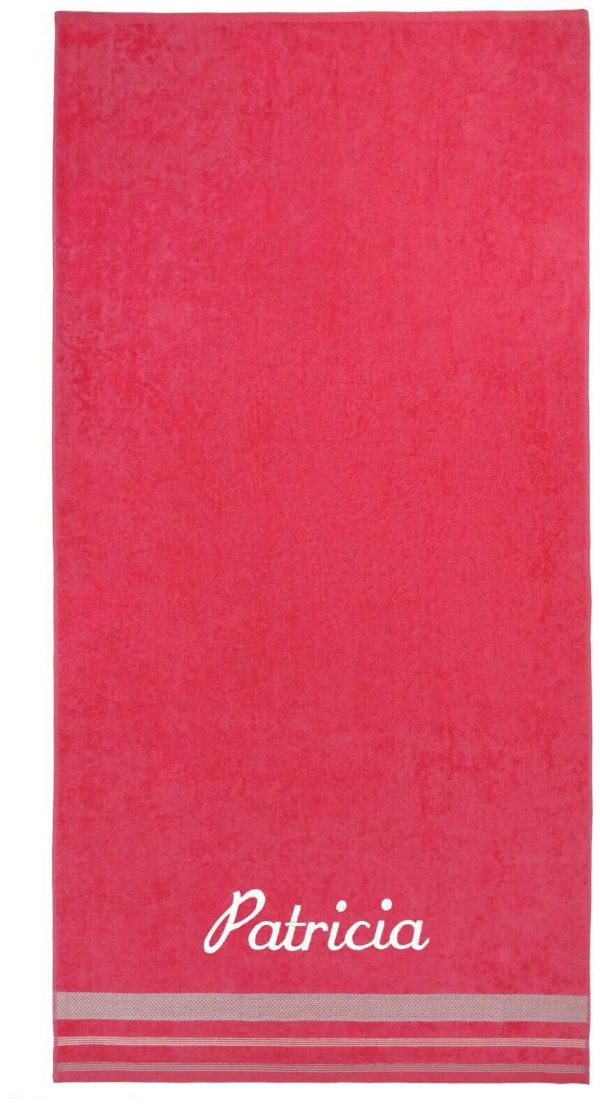 

Kaufman Personalized Extra-Large Velour Beach Towel-Pool Towel Solid Color 35x70