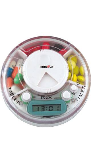 Kawachi Pill Box Medicine Reminder Digital Timer Organizer