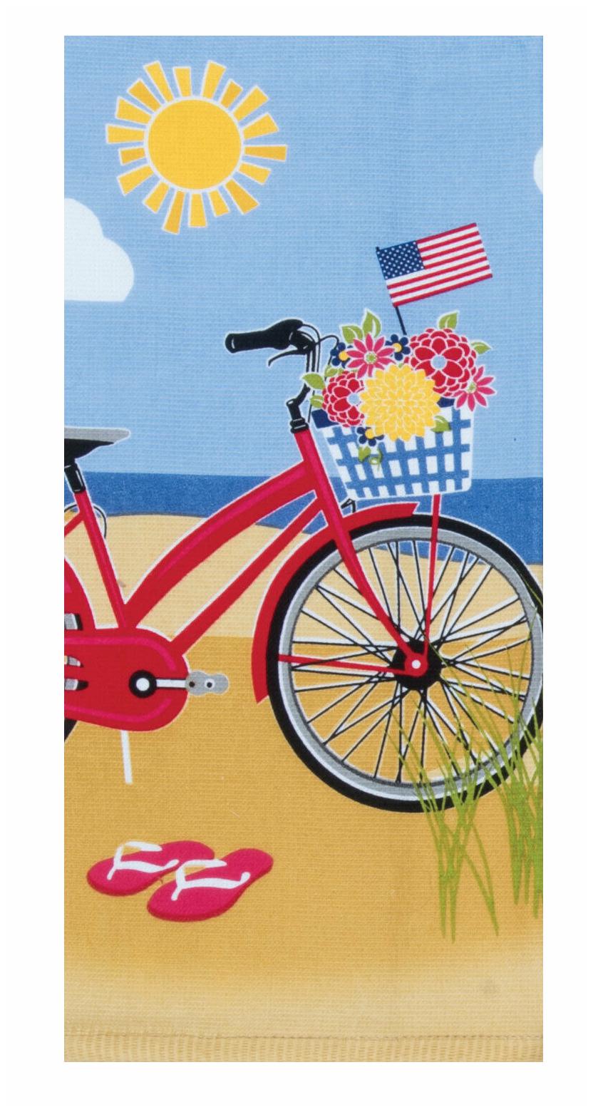 

Kay Dee Designs Summer Vibes Beach Bike Terry Towel