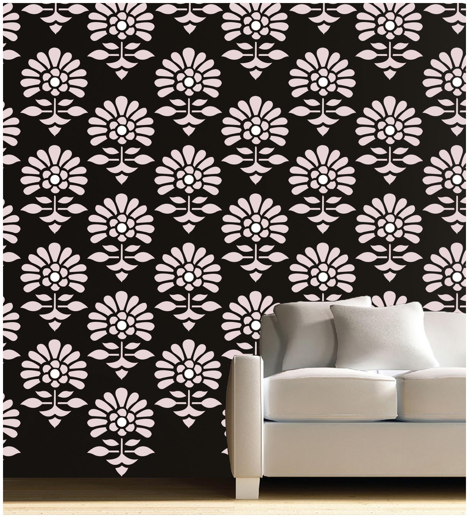 

Kayra Decor Reusable DIY Wall Stencil Painting for Home Decor (PVC 16 inch x 24 inch)