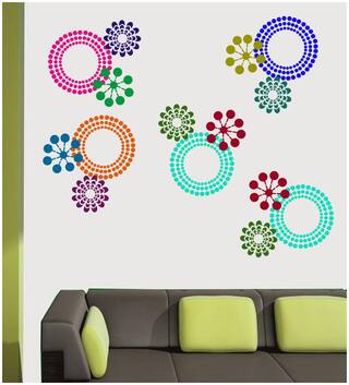Buy Kayra Decor Reusable Diy Wall Stencil Painting For Home Decor