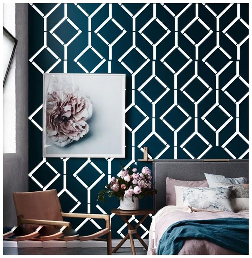 

Kayra Decor Reusable DIY Wall Stencil Painting for Home Decor (PVC 16 inch x 24 inch)