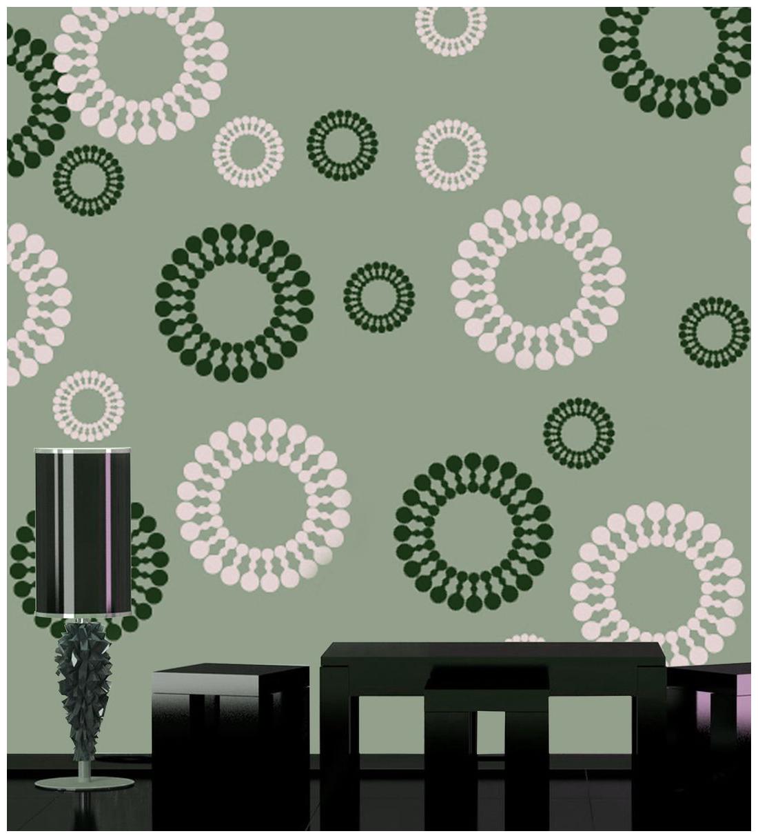 

Kayra Decor Plastic Reusable Wall Stencil Stickers (Multicolour 16 x 24 Inches)