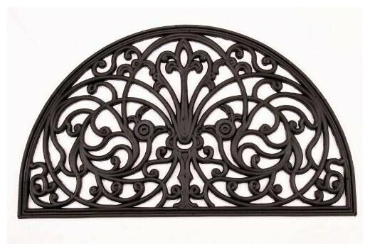 

Kempf Rubber Scroll Doormat Half Moon