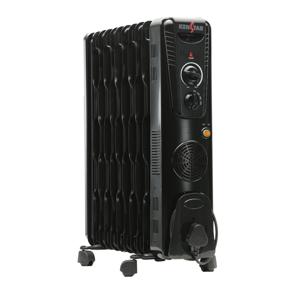 

Kenstar OFR -FERNO 11Fin 2900-Watt PTC Fan Room Heater (Black)