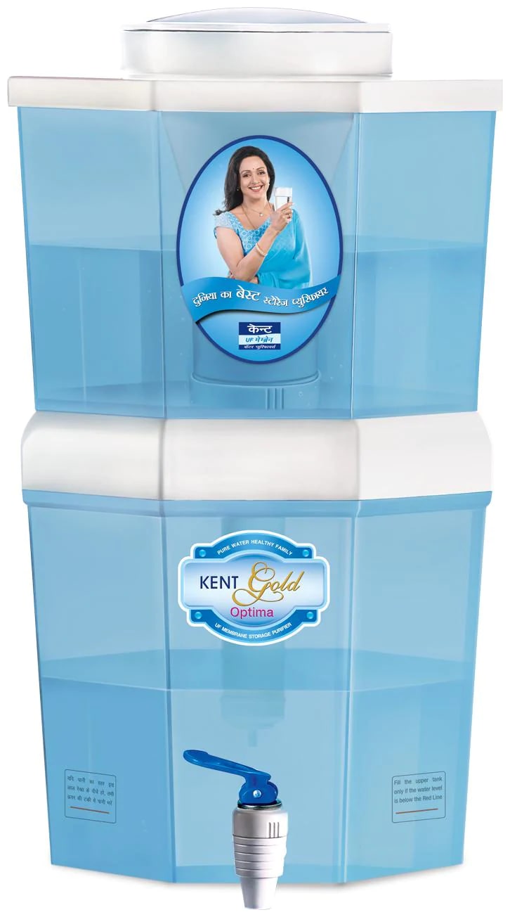 

Kent Gold Optima 5 ltr Gravity based UF Technology Water Purifier (Blue)
