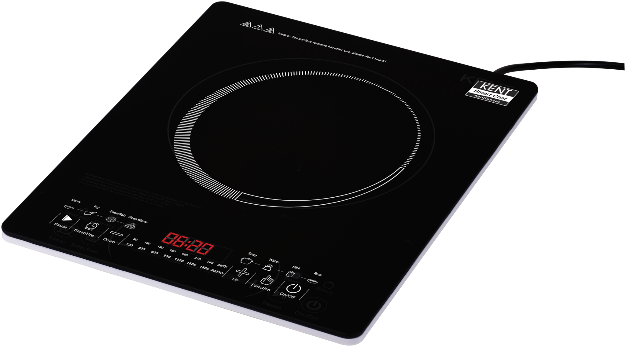 Buy Kent KAG01 2000W 2000 W Induction Cooktop ( Black , Touch Panel