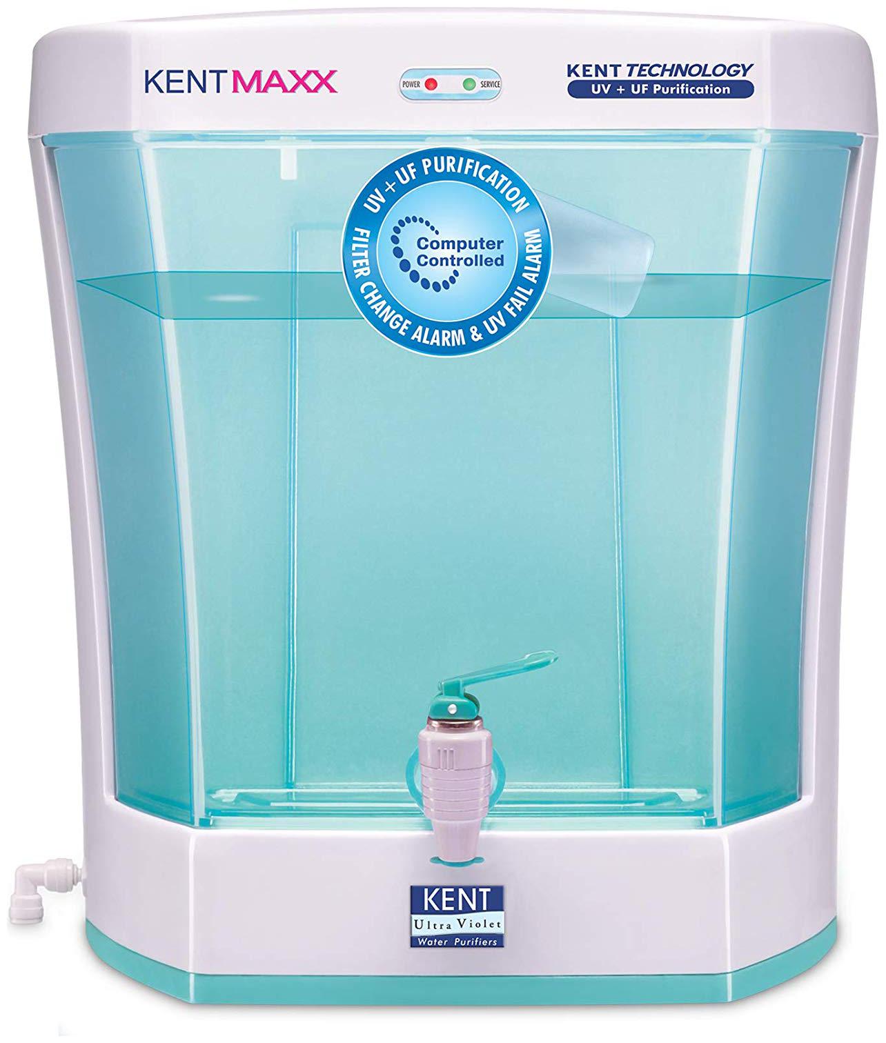 

Kent Maxx 7 L UV UF Water Purifier (Green)