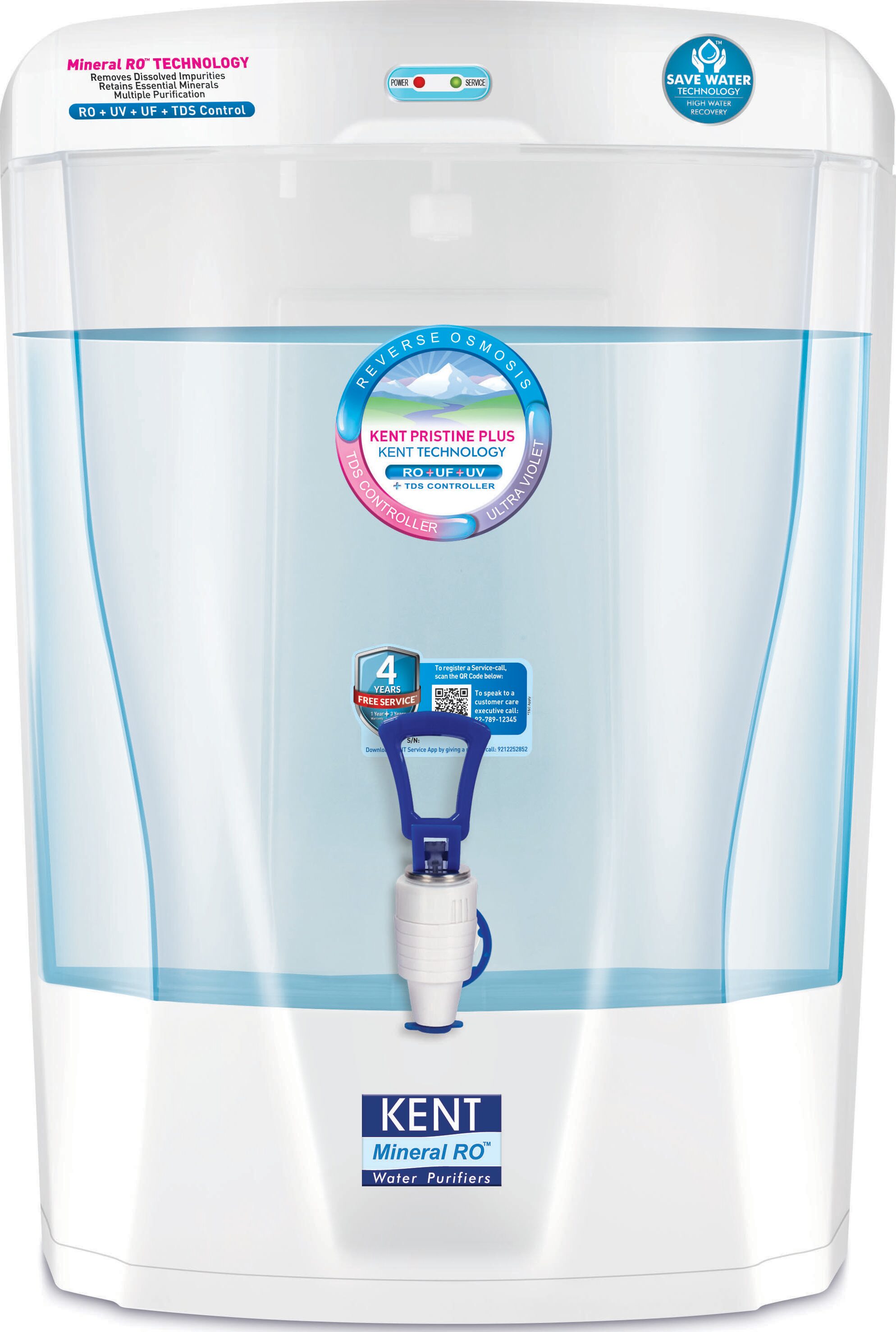 

Kent Pristine Plus 8 L Electric Water Purifier