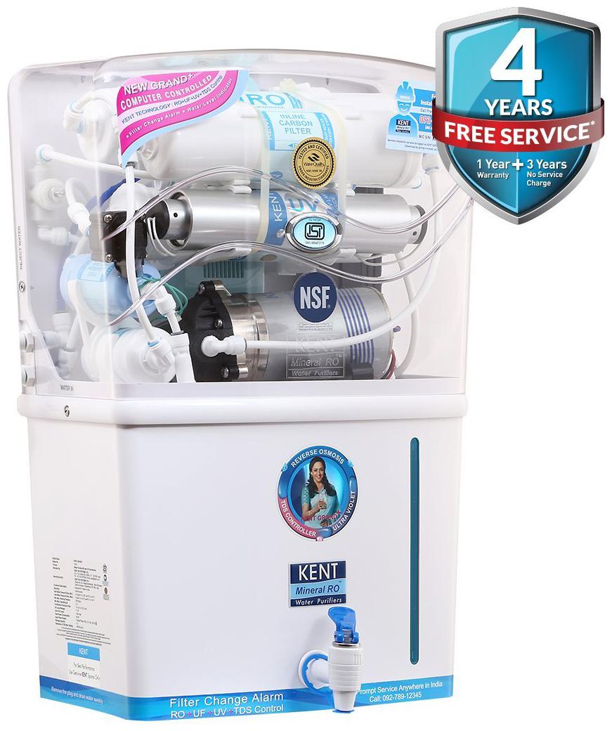 

Kent Water Purifier Grand Plus 8 L Mineral RO UV UF TDS