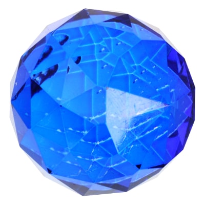

Kesar Zems Glass Crystal Ball (3 cm x 3 cm x 3 cm Blue)