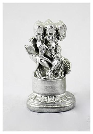 

Kesar Zems Mercury Lord Kartikeya Idol Parad Statue For Pooja (2 x 2 x 4 Cm Silver) 43Gm